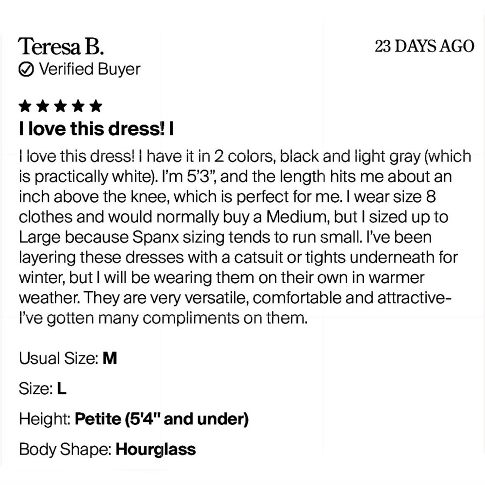 Spanx Half-Zip Rib White Minidress - Picture 3 of 13